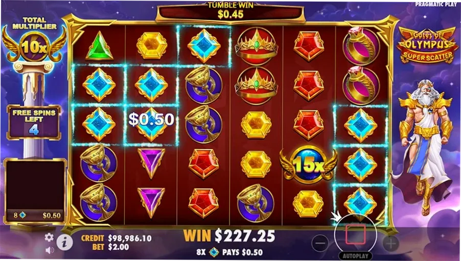 Gates of Olympus Super Scatter with multiplier orbs
