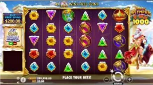 Gates of Olympus Xmas 1000 Special Reels during Free Spins